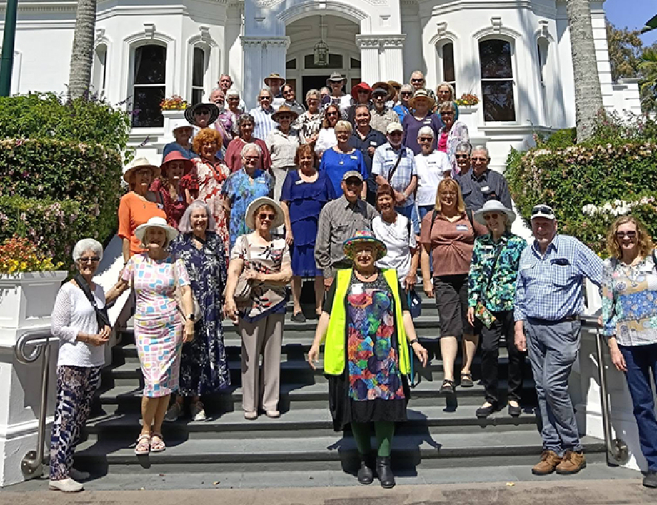 Logan Region Members On the steps at Government House